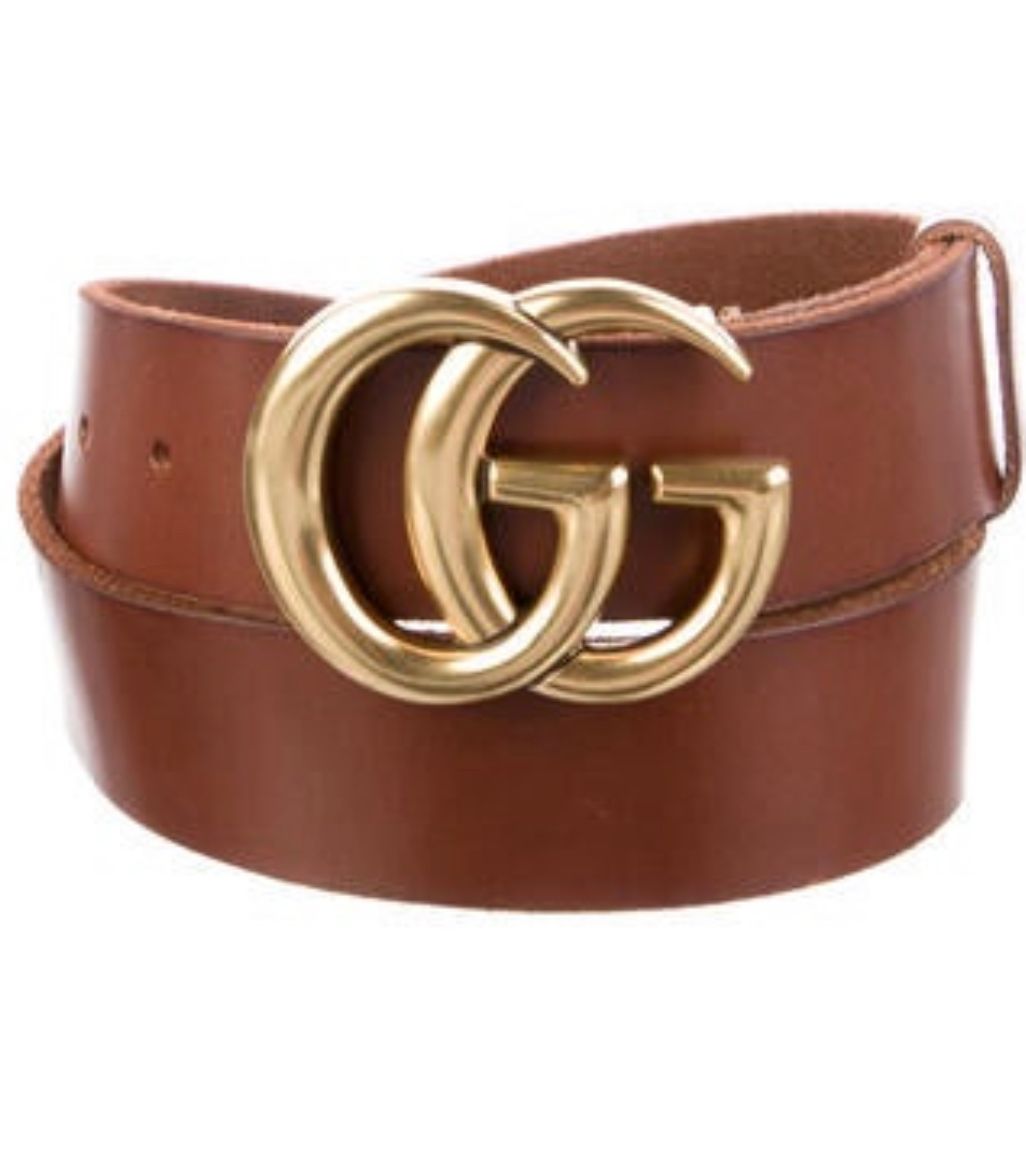 Gucci Brown Marmont GG Belt